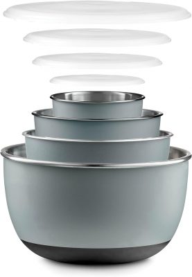 FineDine Mixing Bowls with Airtight Lids